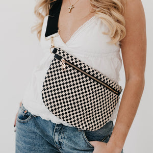 Westlyn Woven Bum Bag - NO STUDS-Bum Bag-Pretty Simple