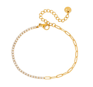 Diamond Tennis Chain Bracelet - WATERPROOF-Bracelet-Pretty Simple