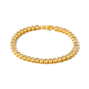 Tennis Bracelet Frosted In Diamonds - WATERPROOF-Bracelet-Pretty Simple