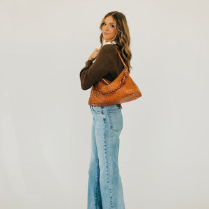 Woven Nikki Slouchy Shoulder Bag-Shoulder Bag-Pretty Simple