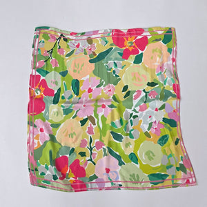 Cynthia Floral Square Scarf-Hair Scarf-Pretty Simple