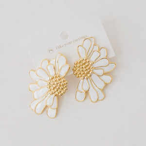 Florence Flower Earrings - WATERPROOF-Earrings-Pretty Simple