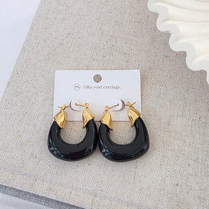 Rizzo Resin Chunky Hoops - WATERPROOF