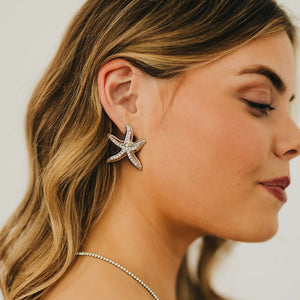 Starfish Earrings - WATERPROOF-Earrings-Pretty Simple