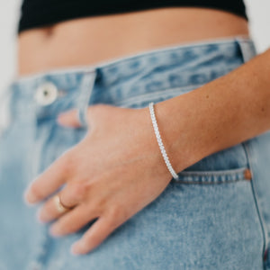 Valentina Tennis Bracelet - WATERPROOF-Bracelet-Pretty Simple