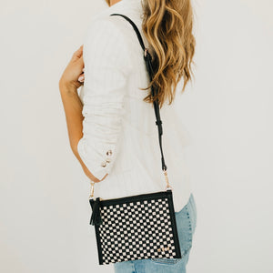 Veda Woven Crossbody and Clutch Bag-Crossbody Bag-Pretty Simple