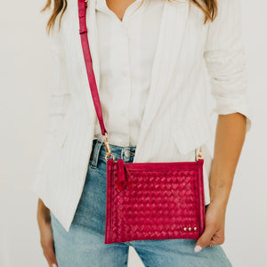 Veda Woven Crossbody and Clutch Bag-Crossbody Bag-Pretty Simple
