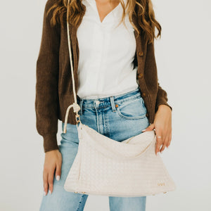 Woven Nikki Slouchy Shoulder Bag-Shoulder Bag-Pretty Simple