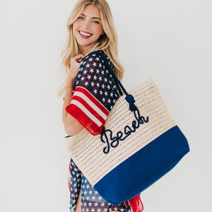 American Women USA Flag Kimono-Kimono-Pretty Simple