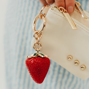 The Big Juicy Strawberry Bag Charm-Charms-Pretty Simple