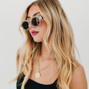 Blocky Square Retro Sunglasses-Pretty Simple