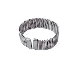 Braided Mesh Cuff Bracelet - WATERPROOF-Bracelet-Pretty Simple