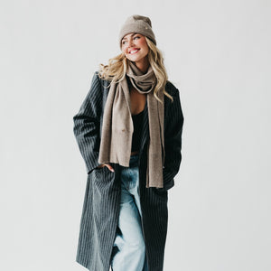 Cassidy Cashmere Wrap and Beanie Duo Wholesale-Scarf-Pretty Simple