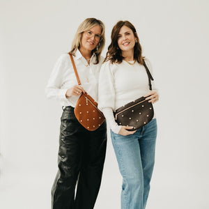 Chic Gold Studded Westlyn Bum Bag-Bum Bag-Pretty Simple