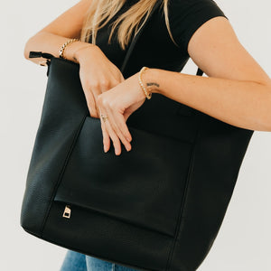 Courtney Checkered Tote-Tote Bag-Pretty Simple