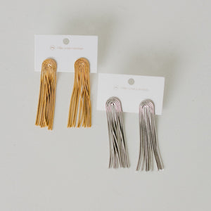 Dazzling Tassel Earrings - WATERPROOF-Earrings-Pretty Simple