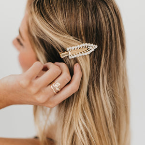 Pearl & Diamond Beauty Hair Clip Wholesale-Hair Clip-Pretty Simple