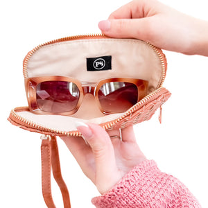 Dylan Woven Sunglass Case Wristlet-Pouch-Pretty Simple