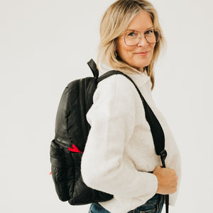 Go-To Organized Puffer Nylon Backpack-Backpack-Pretty Simple