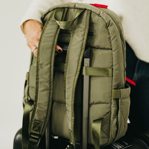 Go-To Organized Puffer Nylon Backpack-Backpack-Pretty Simple