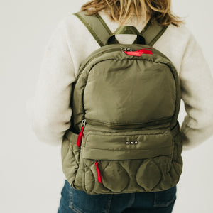 Go-To Organized Puffer Nylon Backpack-Backpack-Pretty Simple