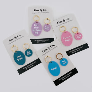 Gus & Co - Dog Tag and Keychain Set Wholesale-Pretty Simple
