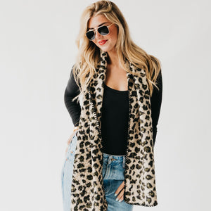 Laine Leopard Scarf-Scarf-Pretty Simple