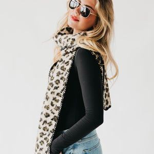 Laine Leopard Scarf-Scarf-Pretty Simple