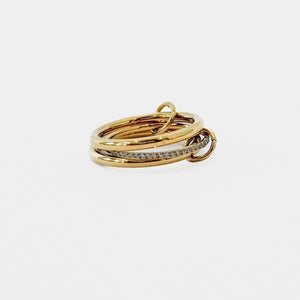 Layered In Diamonds Ring - WATERPROOF-Ring-Pretty Simple