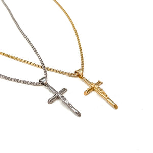 Luca L'uomo Mens Collection Cross Necklace-Necklace-Pretty Simple