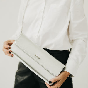 The Evening Metallic Clutch Crossbody Bag-Crossbody Bag-Pretty Simple