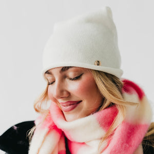 Rolled Edge, Cashmere Beanie Wholesale-Beanie-Pretty Simple