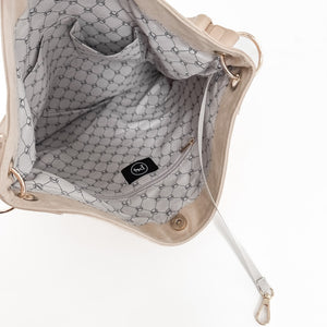 Rosalie Rivet Suede Hobo Bag - PREORDER-Tote Bag-Pretty Simple