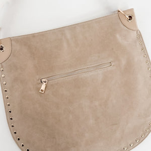 Rosalie Rivet Suede Hobo Bag-Tote Bag-Pretty Simple