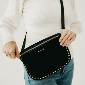 Sabrina Studded Suede Bum Bag - PREORDER-Bum Bag-Pretty Simple