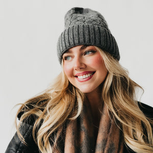 Satin Lined Cashmere Beanie Wholesale-Beanie-Pretty Simple