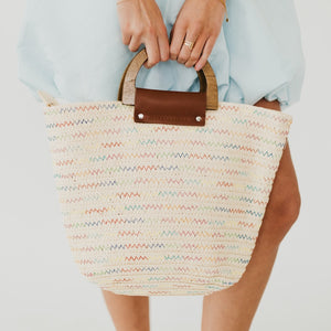 Savannah Straw Tote Bag-Tote Bag-Pretty Simple