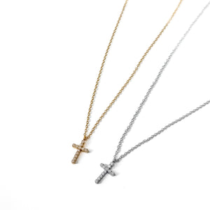 Shiloh Simple Cross Necklace - WATERPROOF-Necklace-Pretty Simple