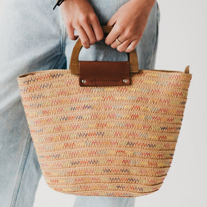 Savannah Straw Tote Bag-Tote Bag-Pretty Simple