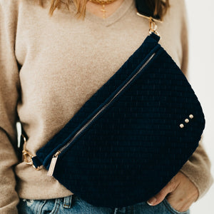 Suede Westlyn Woven Bum Bag - PREORDER!-Bum Bag-Pretty Simple