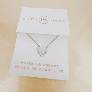 Sweet Heart Gift Necklace - WATERPROOF-Pretty Simple