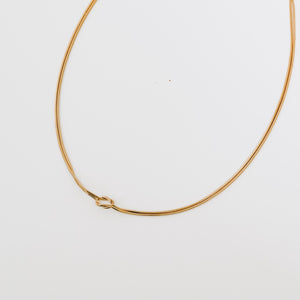 Tie The Knot Necklace - WATERPROOF-Necklace-Pretty Simple