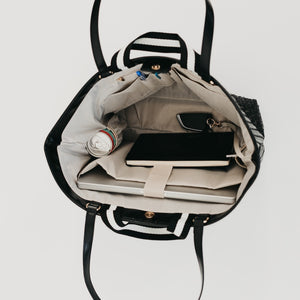 Woven Tiffany Organizer Tote Bag-Tote Bag-Pretty Simple