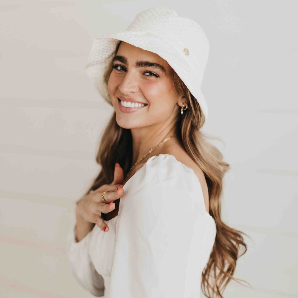 Frankie Quilted Bucket Hat-Pretty Simple Wholesale