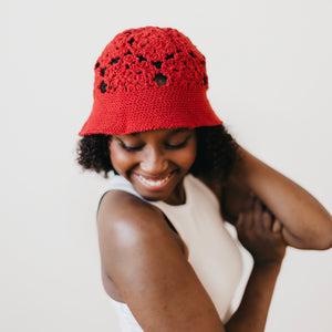 Beachly Crochet Summer Bucket Hat-Pretty Simple