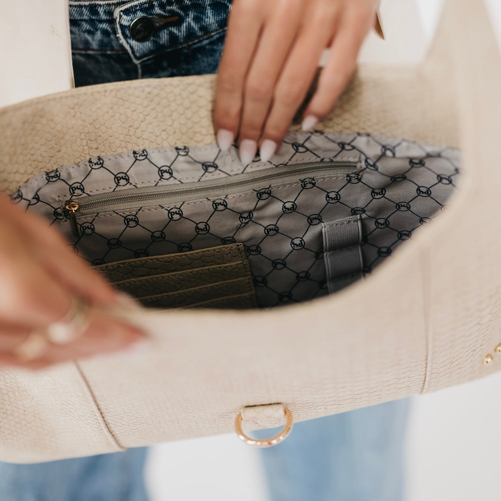 Amie Snake Embossed Shoulder Bag-Shoulder Bag-Pretty Simple