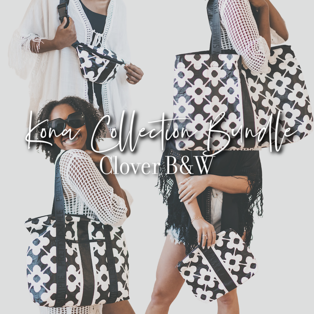 Splash Proof Kona Collection Clover Black/White Bundle-Pretty Simple