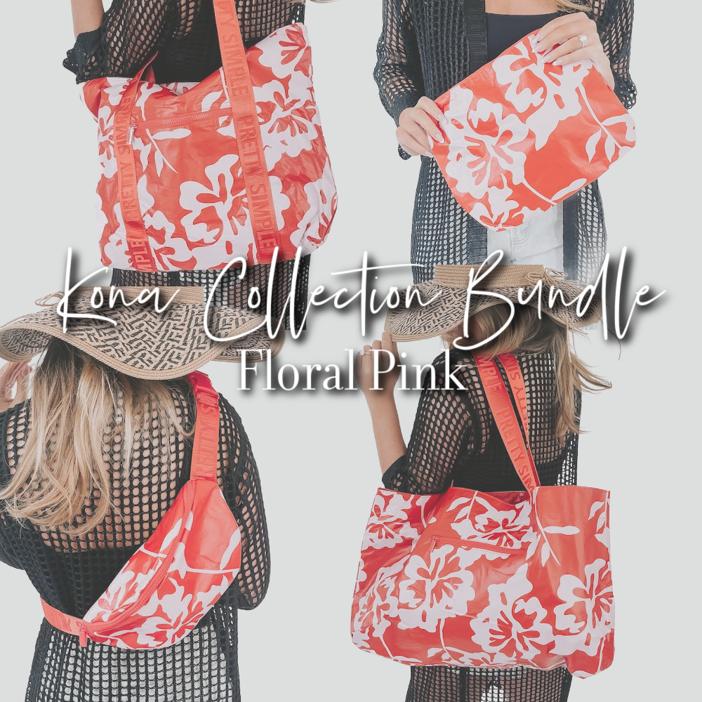 Splash Proof Kona Collection Floral Pink Bundle-Pretty Simple