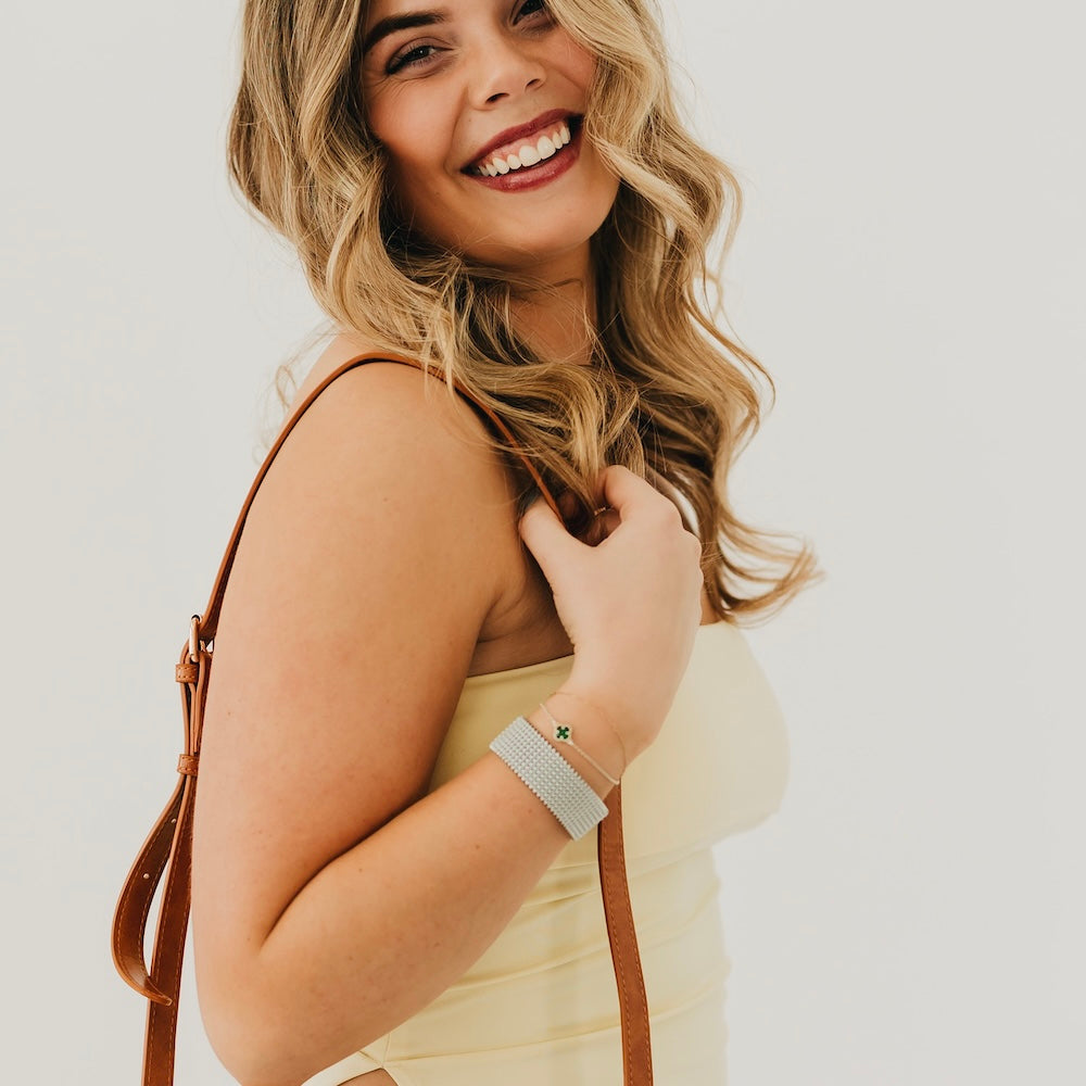 Braided Mesh Cuff Bracelet - WATERPROOF-Bracelet-Pretty Simple