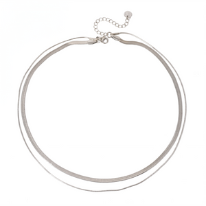 Brooke Layered Chain Necklace - WATERPROOF-Necklace-Pretty Simple